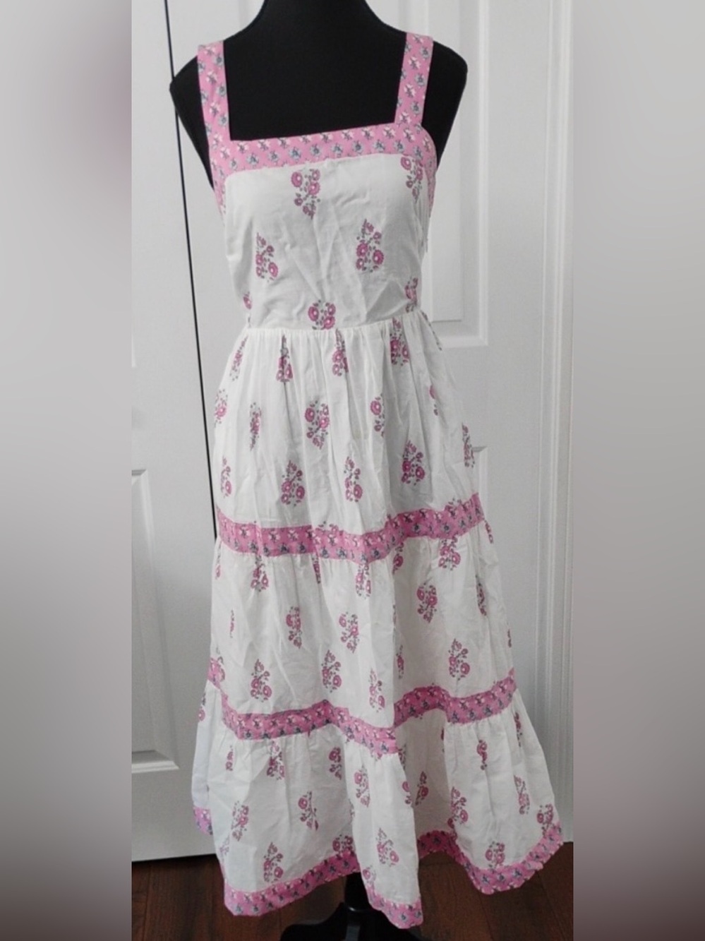 J. CREW - FLORAL TIERED MAXI DRESS